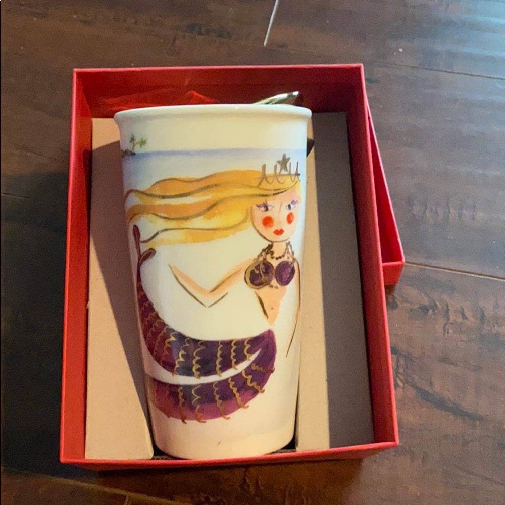 Starbucks mermaid coffee ceramic mug
